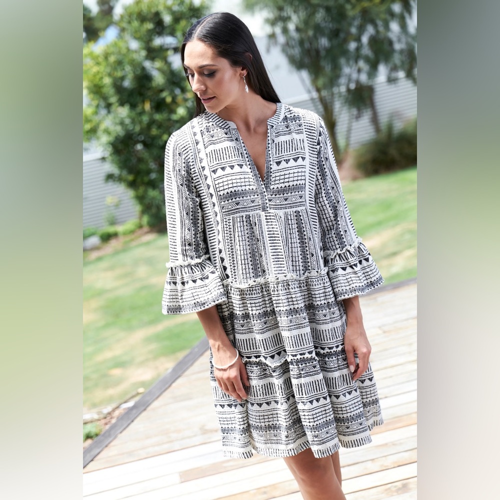 FOIL UP UP and AWAY tunic .. NWT .